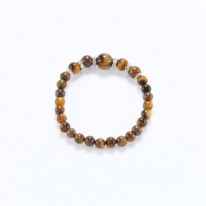 Pulsera de ojo de tigre bolas