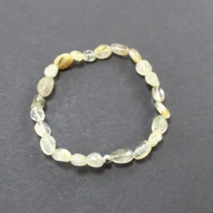 Alternative view of Pulseras cuarzo rutilado