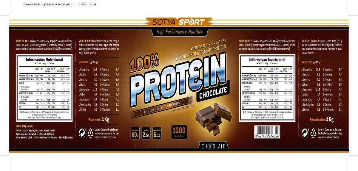 Proteína de soja - Imagen 2