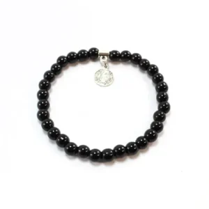 Pulsera ágata negra