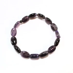 Pulsera de amatista pepitas ovales