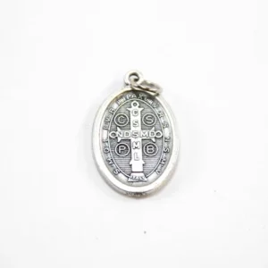 Medalla de san Benito de metal