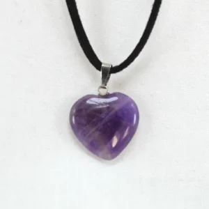 corazón amatista pequeño