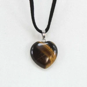Colgante corazón ojo de tigre