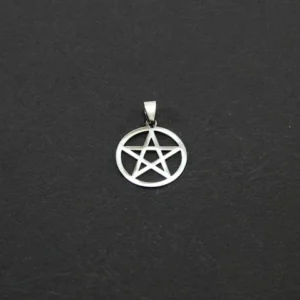Colgante pentagrama acero