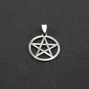 Colgante pentagrama de acero