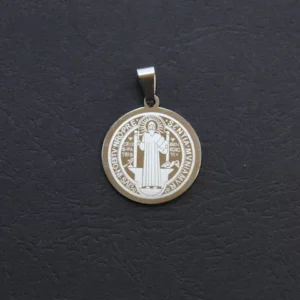 Colgante de San Benito en acero