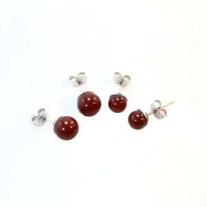 pendientes de cornalina