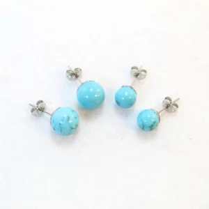 pendientes de turquesa