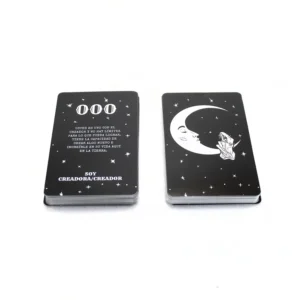 caras de cartas de números ángel