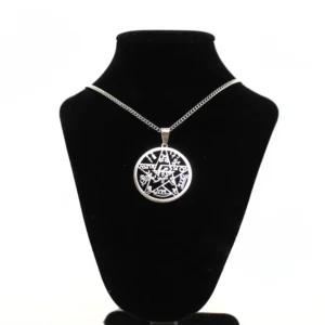 colgante tetragrámaton 30mm acero puesto