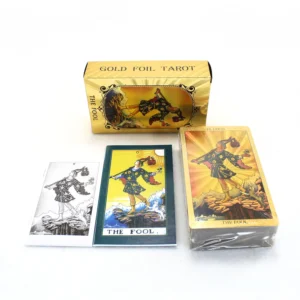 contenido mazo tarot rider dorado