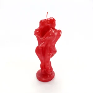 Figura pareja de cera roja
