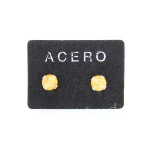 pendientes citrino 6mm