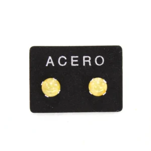 pendientes citrino 8mm