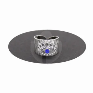 anillo de ojo de dios acero