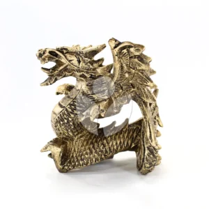 Figura dragón de resina lado izquierdo