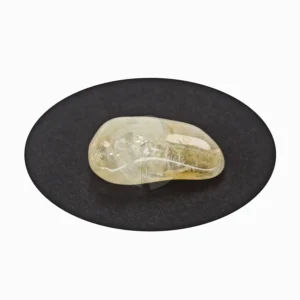 piedra pequeña cuarzo citrino rodada