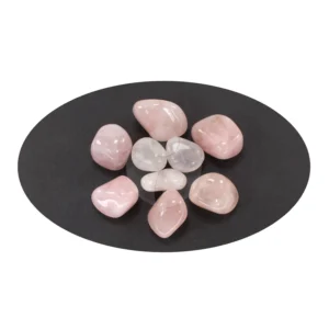piedras rodadas cuarzo rosa