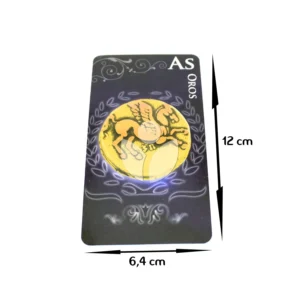 medidas de carta de la baraja del tarot