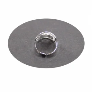 anillo flor de la vida espalda