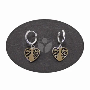 pendientes corazón de la vida