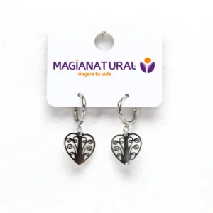 pendientes corazón de la vida carton