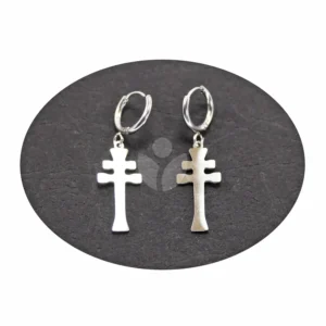 pendientes cruz de caravaca