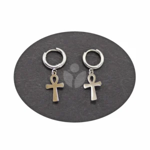 pendientes cruz egipcia
