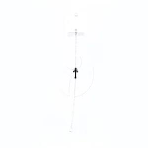 pulsera cruz de caravaca vertical