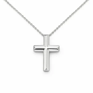 colgante cruz de acero