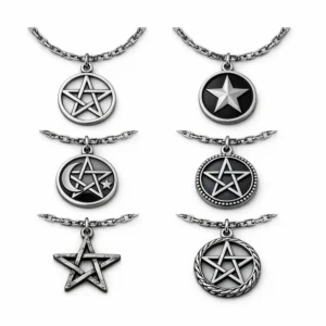 colgantes de pentagrama