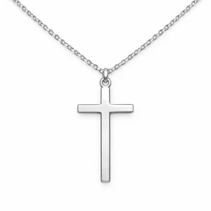 colgante cruz de acero