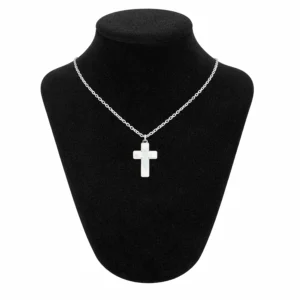 Colgante cruz de nácar