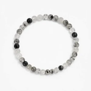 pulsera cuarzo turmalinado 6mm