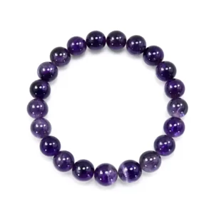 pulsera elástica de amatista 8mm