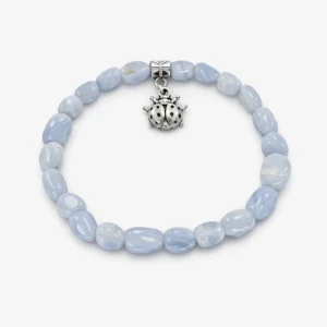 pulsera de calcedonia celeste