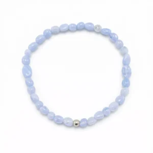 pulsera de calcedonia pepitas 6mm