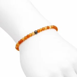 pulsera de carneola hombre