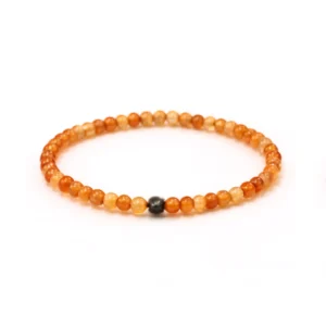 pulsera de carneola hombre