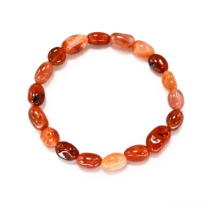 pulsera de carneola pepitas