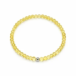 pulsera cuarzo citrino para hombre