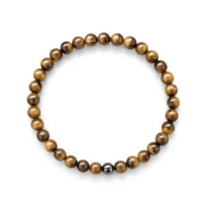 pulsera de ojo de tigre 6mm