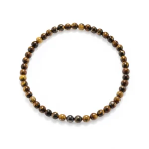 pulsera de ojo de tigre de 4mm