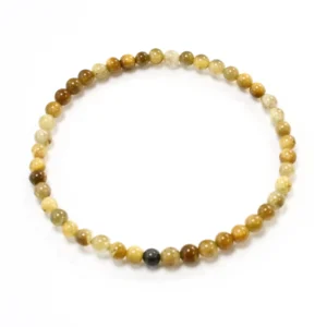 pulsera ojo de tigre dorado hombre