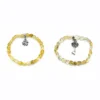pulseras elásticas de cuarzo citrino
