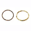 pulseras elásticas de ojo de tigre para hombre