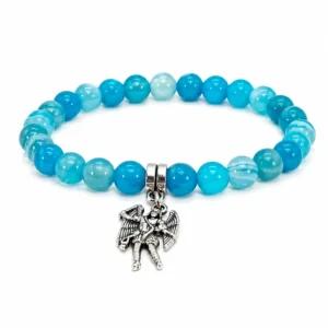 pulsera ágata turquesa