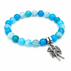 pulsera ágata turquesa