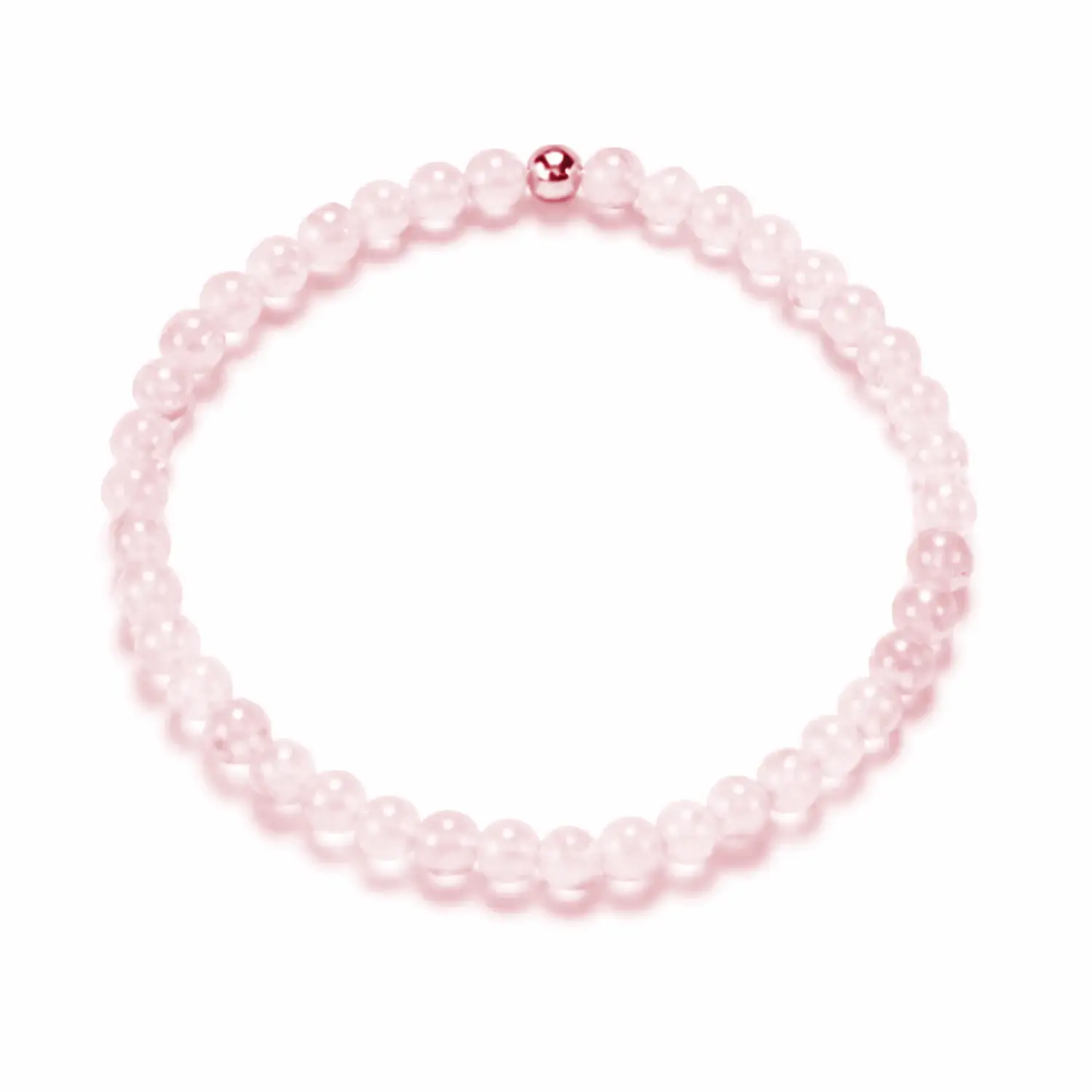pulsera cuarzo rosa
